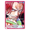 A collectible trading card featuring an illustrated close-up of a red-haired anime character with Japanese text and game-style stats, including a large '5000' in the top right.