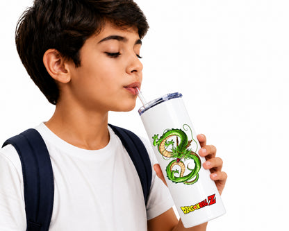 Dragon Ball Z Shenron Tumbler Sipper – Anime Stainless Steel Travel Cup