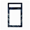A rectangular light switch plate cover featuring a dark, swirling ocean wave pattern in navy, black, and white, shown against a plain white background.