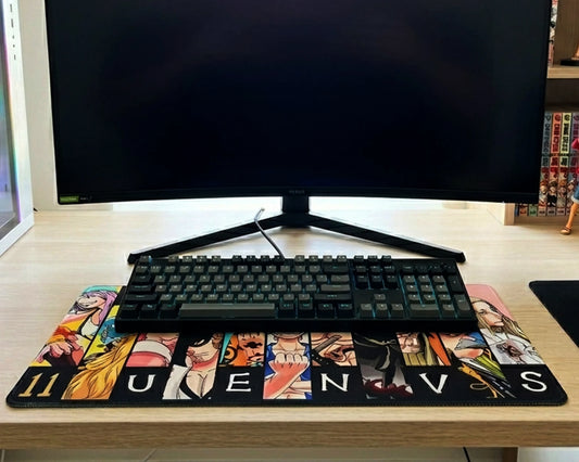 Straw Hat Crew Celebration Mousepad Anime Desk Mat XL One Piece Luffy Team Gaming Mouse Pad - PokeTCG