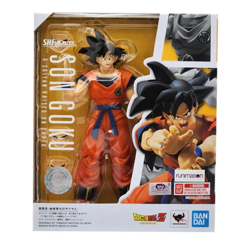 TAMASHII NATIONS - Dragon Ball Z - Son Goku -A Saiyan Raised On Earth- S.H.Figuarts Action Figure