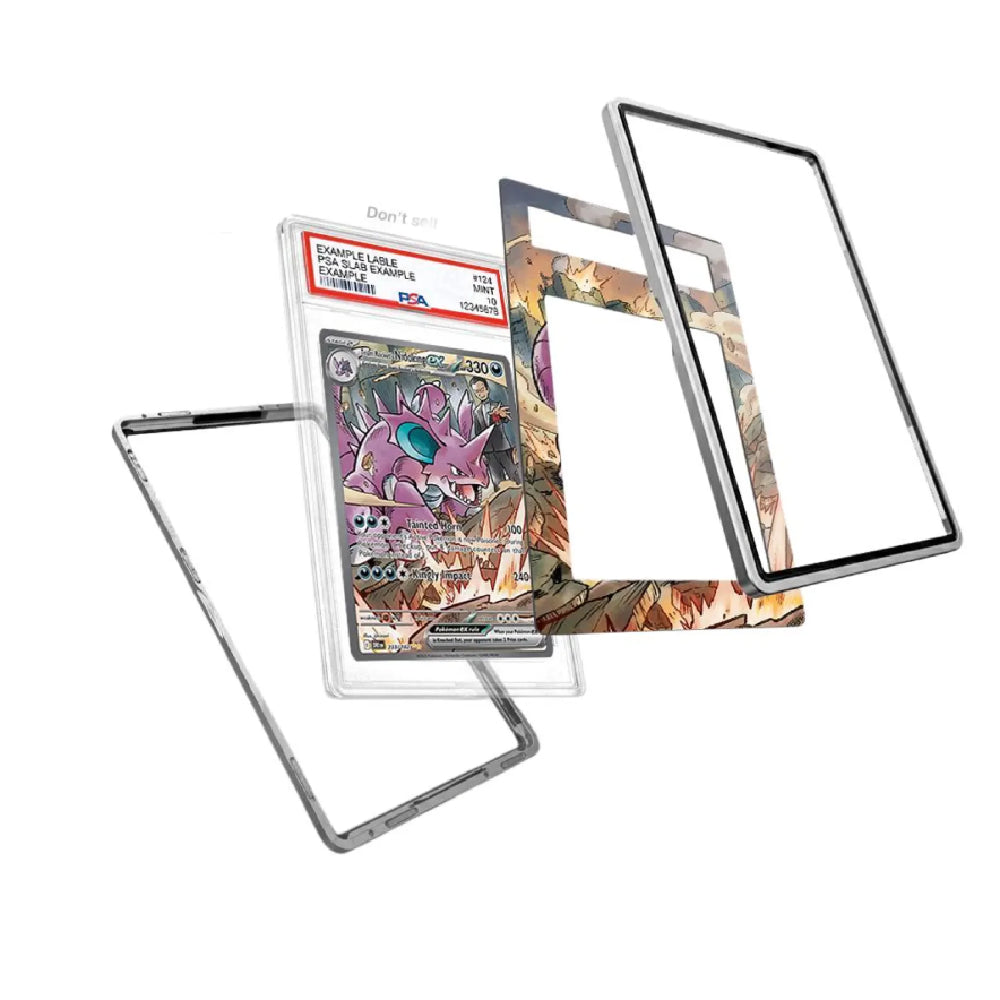 Team Rocket's Nidoking ex 233/182 Extended Art Graded Display Case inner view