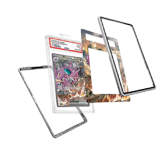 Team Rocket's Nidoking ex 233/182 Extended Art Graded Display Case inner view