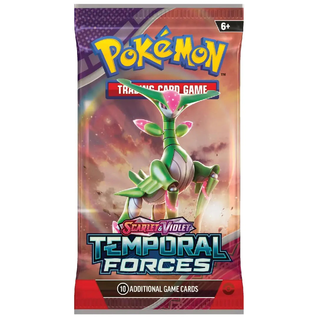 Pokémon TCG Temporal Forces Booster Pack – Scarlet & Violet (10 Cards)
