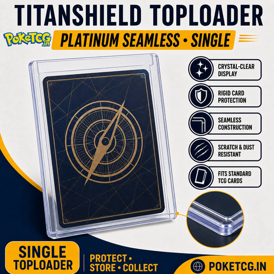 TitanShield Platinum Seamless Toploaders (1ct) "Single" | PokeTCG