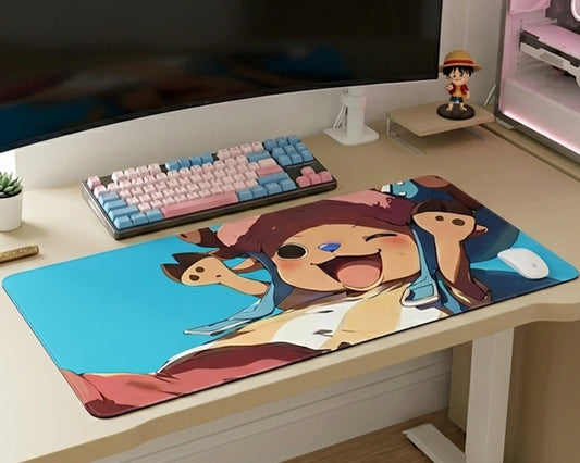 Tony Tony Chopper Cute Anime Mousepad XL One Piece Desk Mat Kawaii Gaming Mouse Pad Soft Fabric - PokeTCG