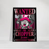 Tony Tony Chopper Wanted Poster One Piece Anime Wall Art - PokeTCG