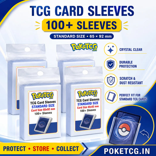 Ultra Clear 100 Card Sleeves – Soft Protectors for TCG & Sports Cards