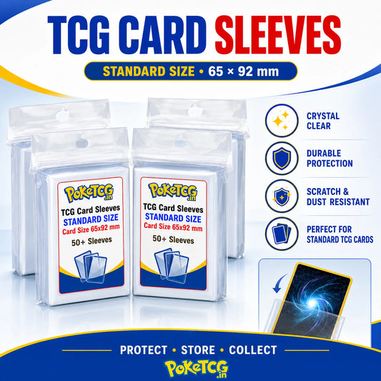 Ultra Clear Card Sleeves – 50+ Standard Size Protectors - PokeTCG