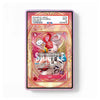 A PSA graded collectible trading card in a clear protective slab with a pink border, showing an illustrated character card labeled 'Uta' and '2000+' with a visible PSA grading label at the top.