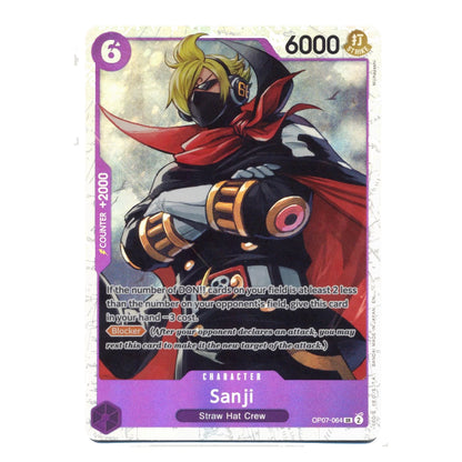 Sanji OP07-064 SR Reprint PRB-02 Premium Booster The Best Vol. 2 English One Piece Card NM