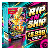 Pokémon Mega Evolution Ascended Heroes Booster Bundle 6 Packs Rip N Ship