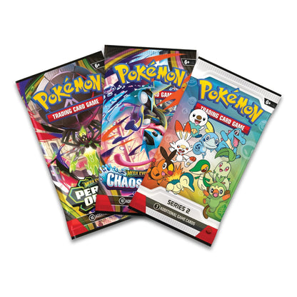 Pokémon First Partner Illustration Collection Series 2 Box with 3 Packs Rip N Ship