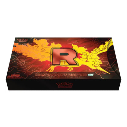 Pokémon Team Rocket’s Moltres ex Ultra-Premium Collection 18 Packs Rip N Ship