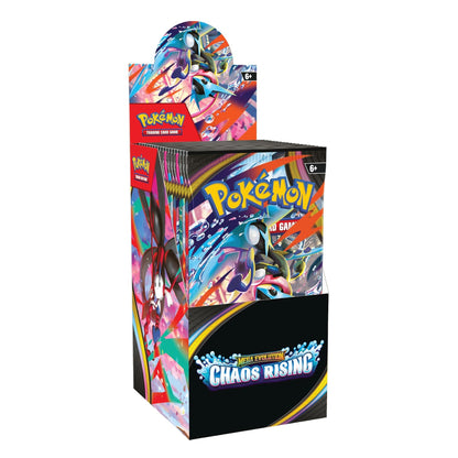 Pokémon Mega Evolution Chaos Rising Booster Display 18 Packs Rip N Ship