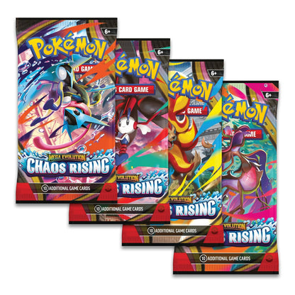 Pokémon Mega Evolution Chaos Rising Booster Display 18 Packs Rip N Ship
