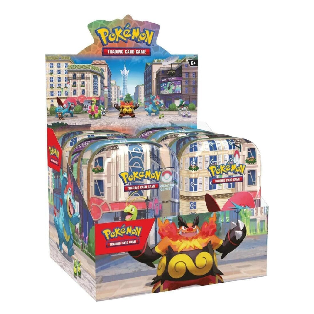 Pokémon Lumiose City Mini Tin Display 10 Tins 20 Booster Packs Rip N Ship