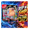 Pokémon Mega Evolution Chaos Rising Triple Pack 3 Booster Packs Rip N Ship