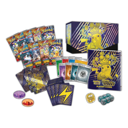 Pokémon Scarlet & Violet Surging Sparks Elite Trainer Box 9 Packs Rip N Ship