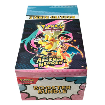 Pokémon Mega Evolution Ascended Heroes 10 Booster Bundle Display Case Rip N Ship