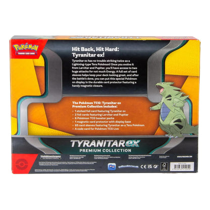 Pokémon TCG Tyranitar ex Premium Collection Box 6 Packs Rip N Ship