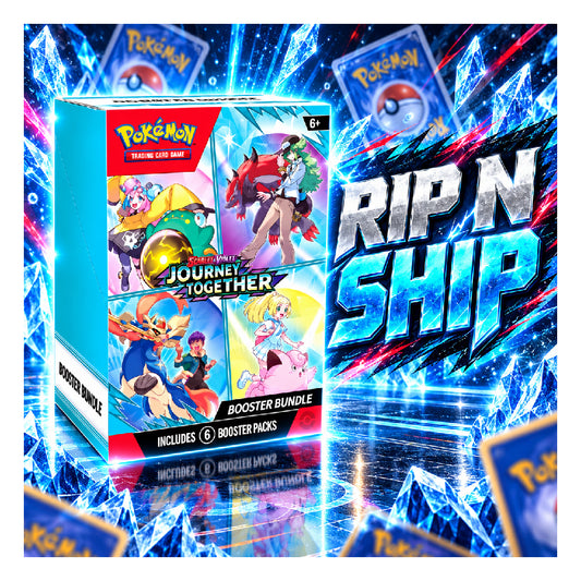 Pokémon TCG Journey Together Booster Bundle - 6 Packs - Rip & Ship