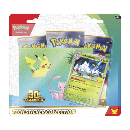 Pokémon TCG 30th Celebration Tech Sticker Collection Rip N Ship