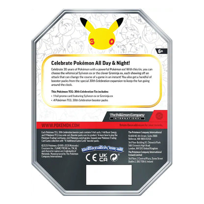 Pokémon TCG 30th Celebration Random 1 Mini Tin Collection Rip N Ship