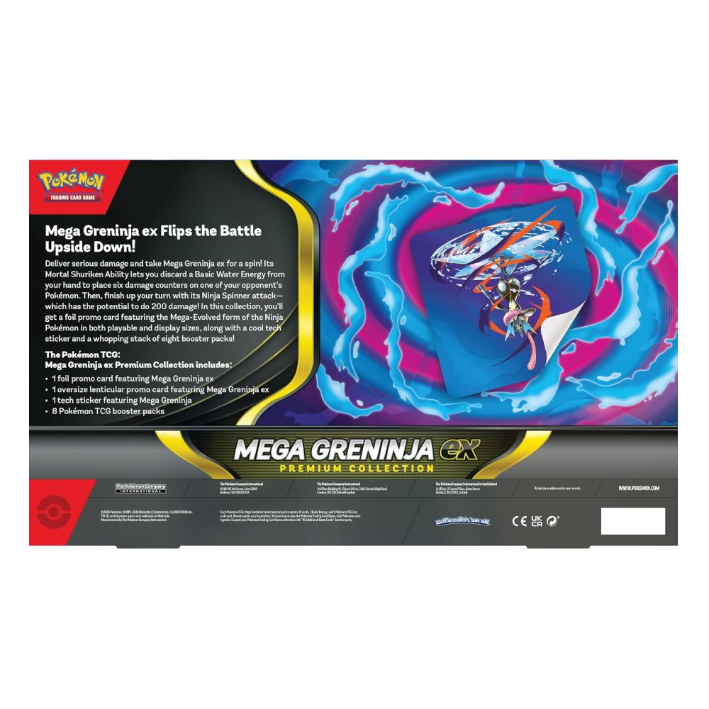 Pokémon TCG Mega Greninja ex Ultimate Premium Collection Box Rip N Ship