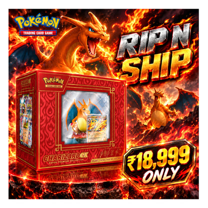 Pokémon TCG Charizard ex Super-Premium Collection 10 Packs Rip N Ship