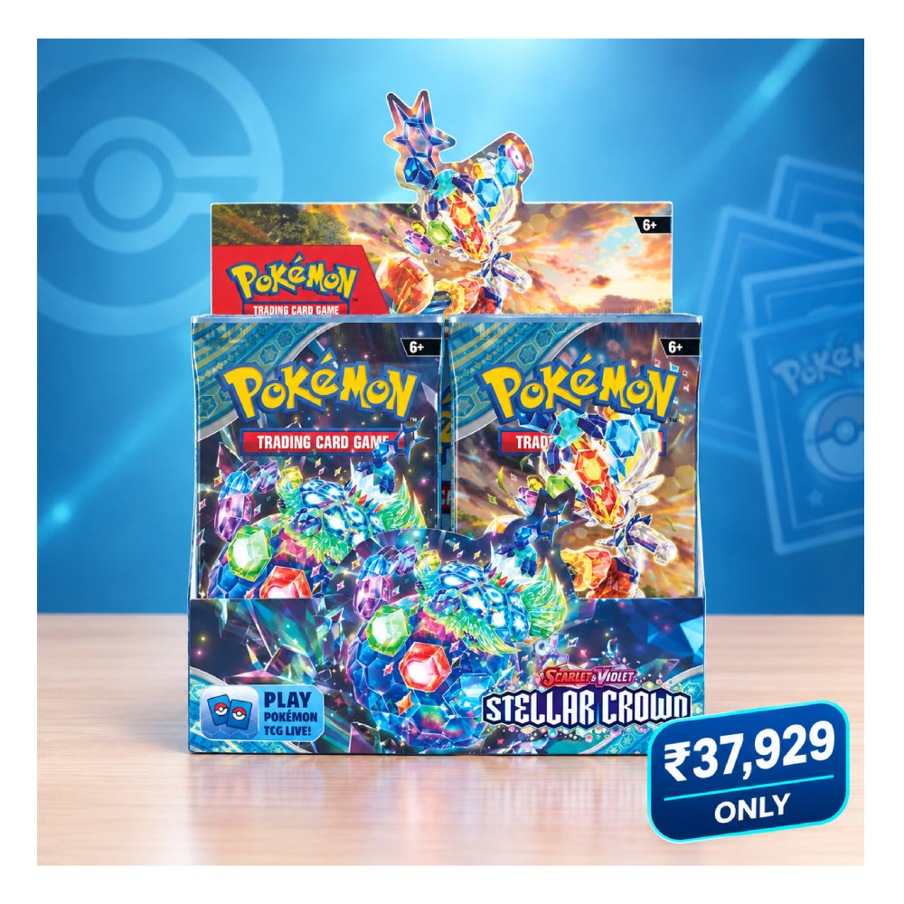 Pokémon TCG Scarlet & Violet Stellar Crown Booster Box 36 Packs Rip N Ship