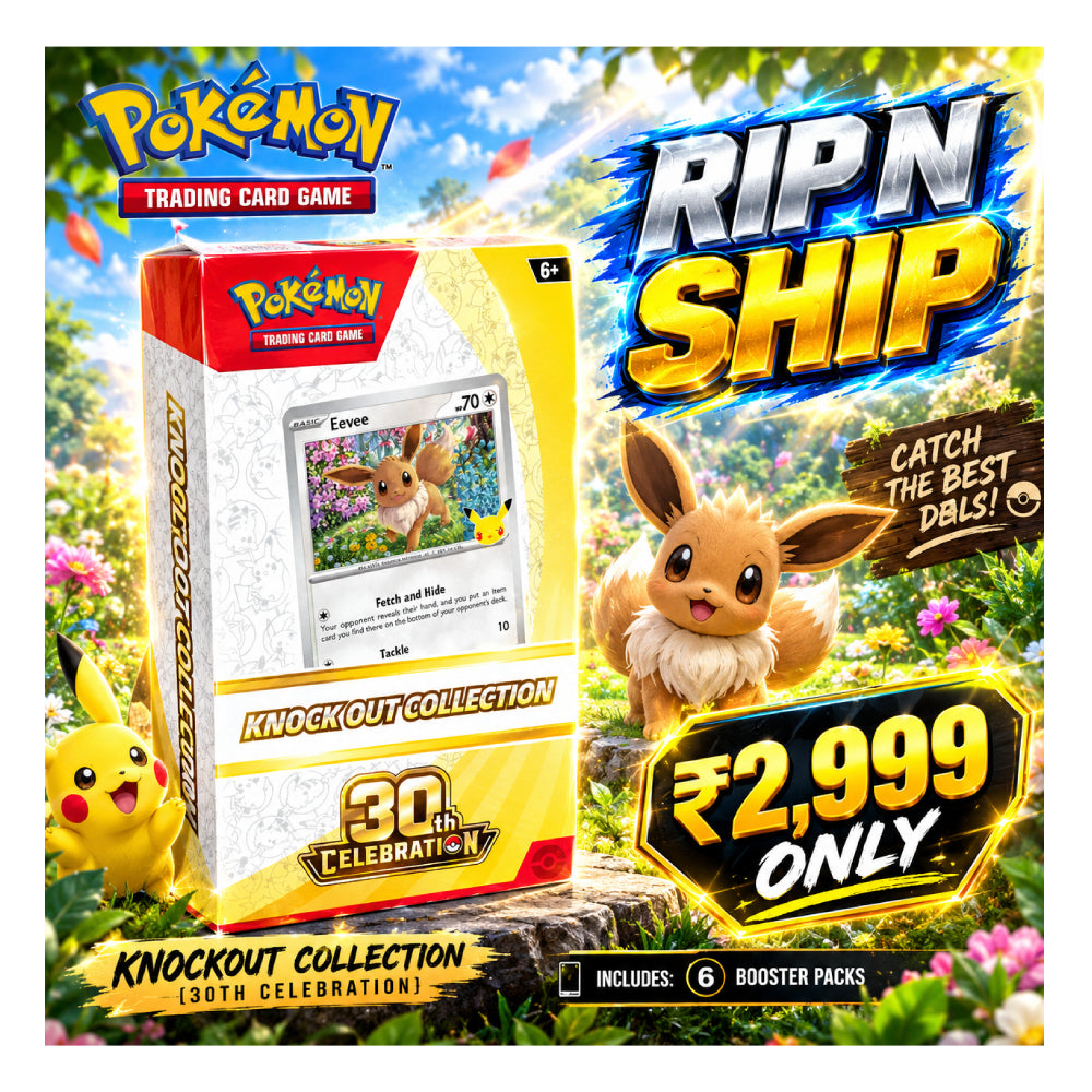 Pokémon TCG 30th Celebration Knock Out Collection Rip N Ship
