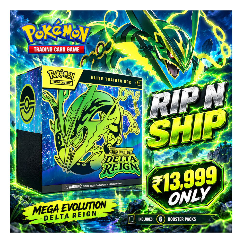 Pokémon TCG Mega Evolution Delta Realm Elite Trainer Box Rip N Ship