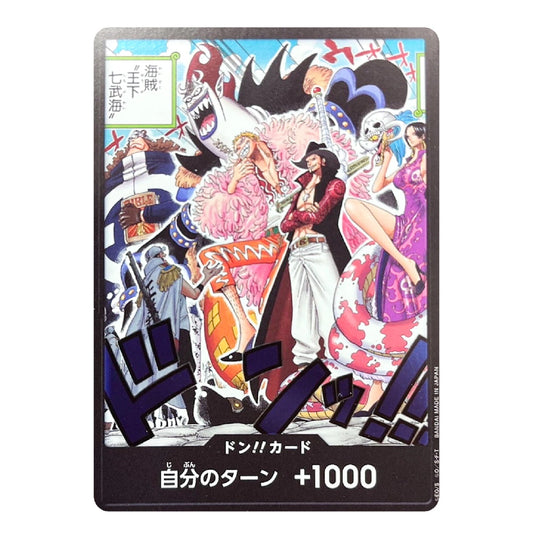 DON!! Card The Seven Warlords of the Sea Full Art OP07 500 Years in the Future Japanese