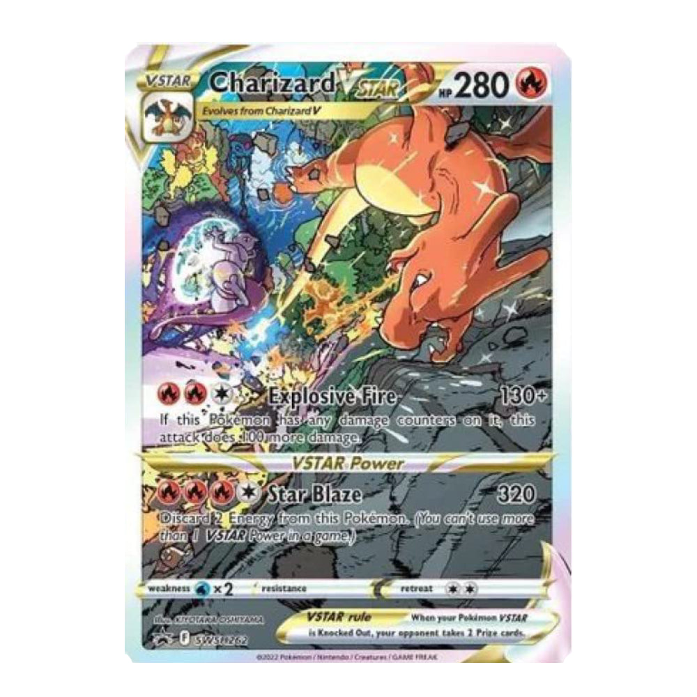 Pokémon Charizard VSTAR SWSH262 Black Star Promo Full Art Holo