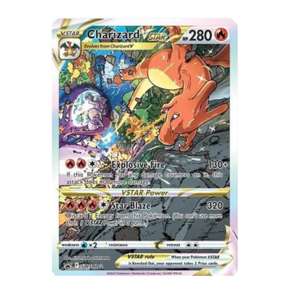 Pokémon Charizard VSTAR SWSH262 Black Star Promo Full Art Holo