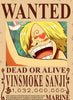 Vinsmoke Sanji Wanted Poster Anime Wall Art Print - PokeTCG