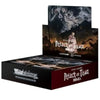 Attack on Titan trading card box with character illustration on a white background