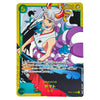 A single anime trading card featuring the character Yamato from One Piece, with a gold border, colorful character art, and Japanese text on a plain white background.