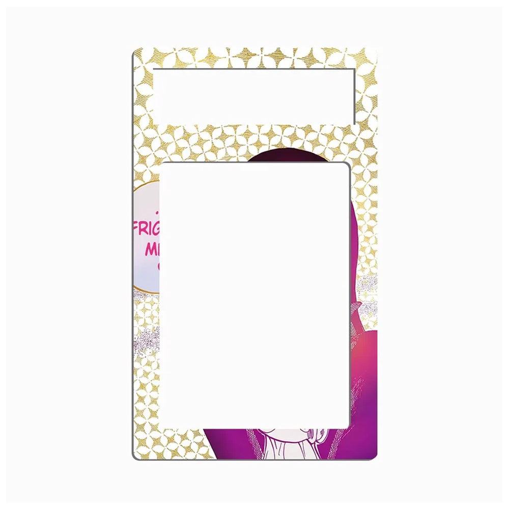 Phone case with gold geometric pattern and colorful design on a white background