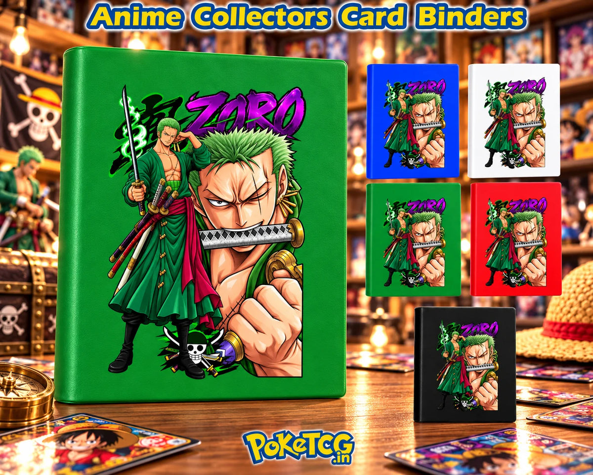 One Piece Roronoa Zoro Anime Card Binder Legendary Three-Sword Style Swordsman Edition