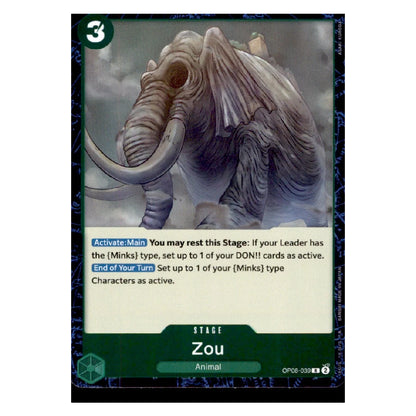 Zou R OP08-039 Two Legends English Foil NM