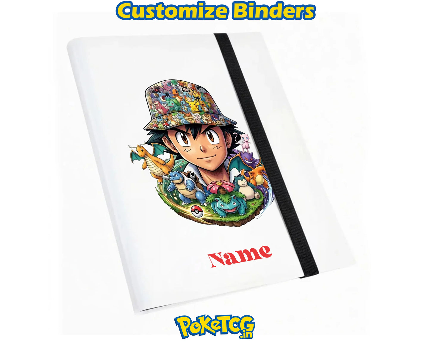 Custom Charizard Pokémon TCG Binder – Personalized 9-Pocket Collector Album