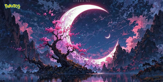 Aesthetic "Sakura Night" Lo- Fi Landscape