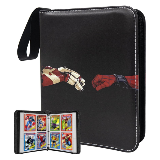 Avengers 4 pocket waterproof card binder holding up to 400 trading and game cards