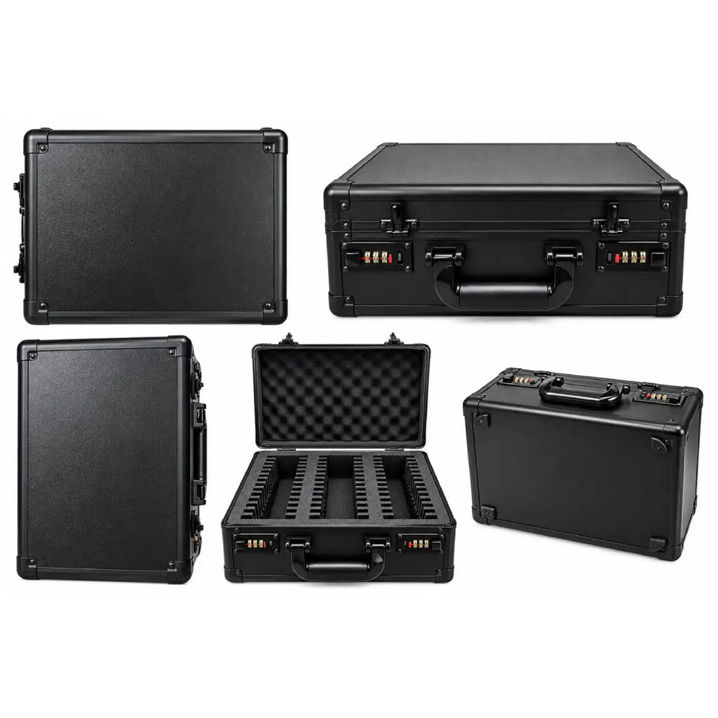Premium Graded Card Slab Storage & Carrying Suitcase | Lockable Hard Case