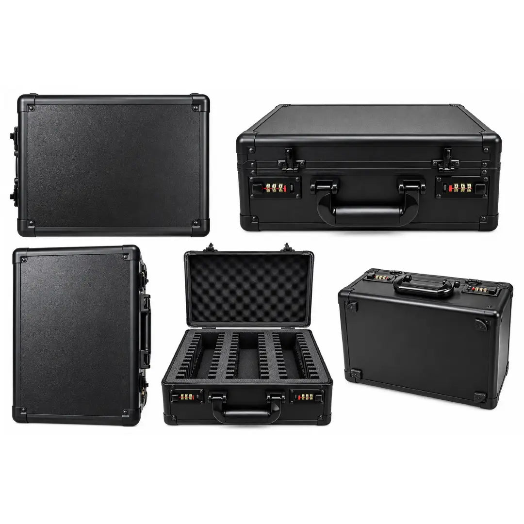 Premium Graded Card Slab Storage & Carrying Suitcase | Lockable Hard Case