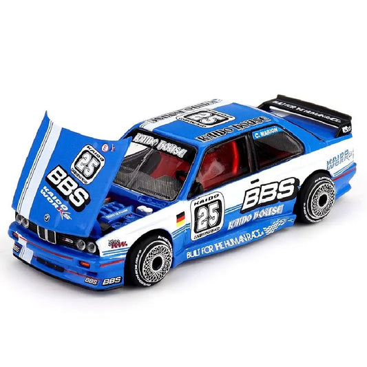 Kaido House x MINI GT BMW M3 Kaido Touring Champ V1 Blue/White KHMG223 – 1:64 Premium Diecast Model Car