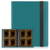 dark green  blinder with black strip  4  pocket card holder