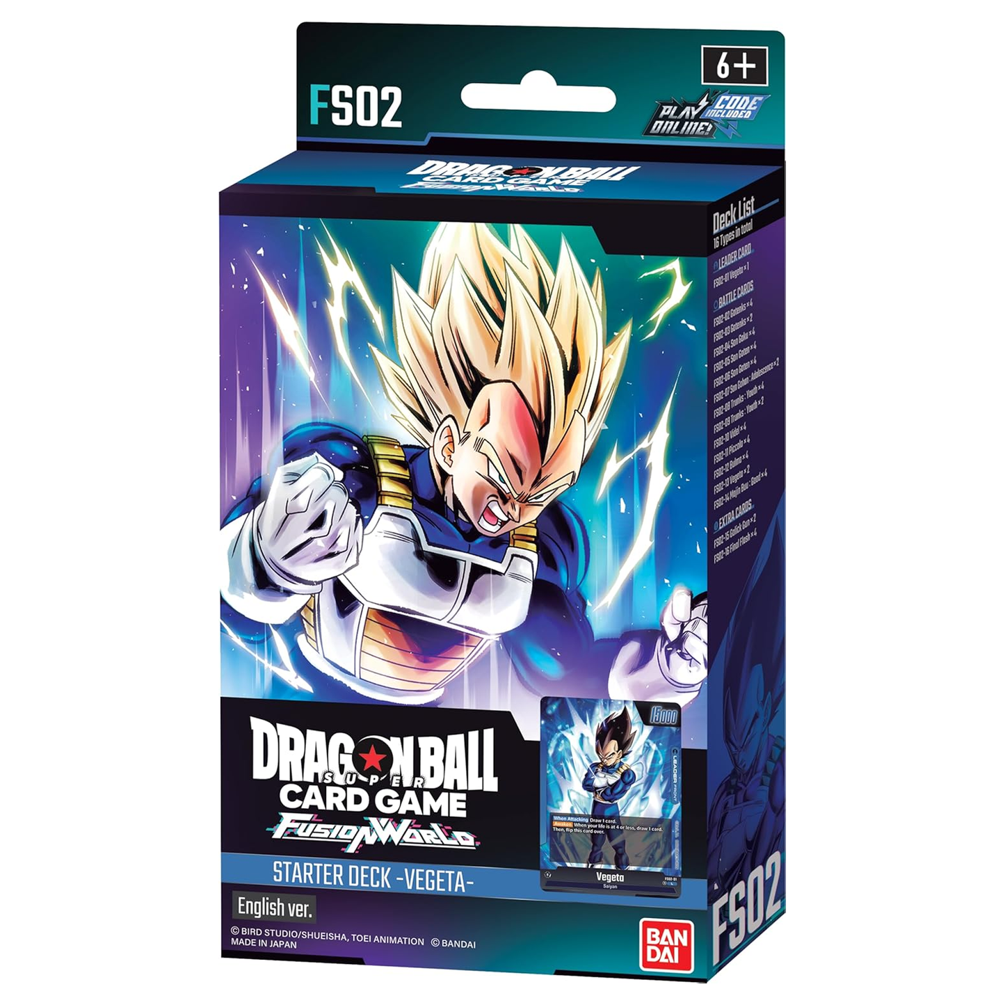 Bandai Namco Dragon Ball Super Card Game Fusion World Broly Starter Deck